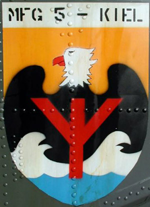 Wappen MFG 5 am Hubschrauber Sea King MK 41
