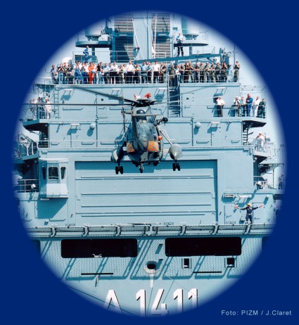 Erstlandung Sea King MK41 auf EGV "Berlin"