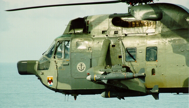 Sea King mit Flugk�rper Sea Skua